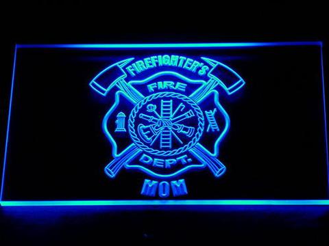 Fire Department Firefighter's Mom LED Neon Sign